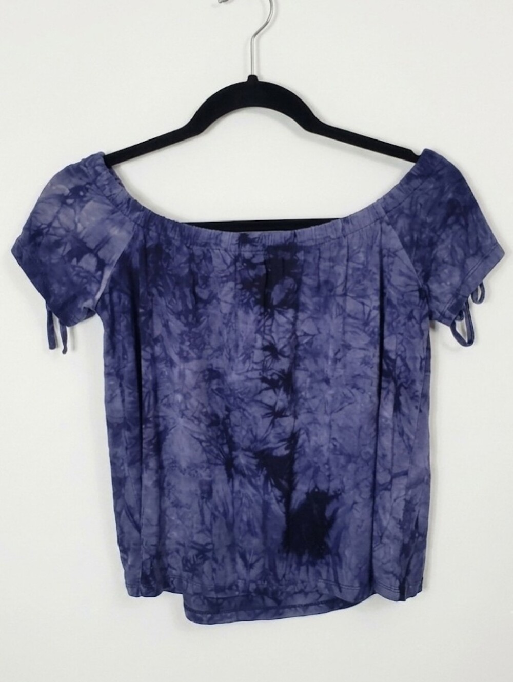 AEO‎ tie dye lace sleeve top